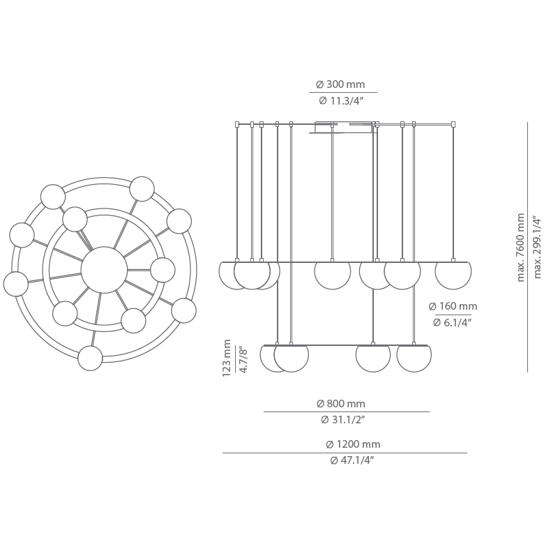 Circ R30 Double Suspension Dimensions