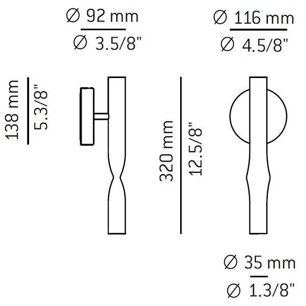 Flow A-3730 Wall Dimensions