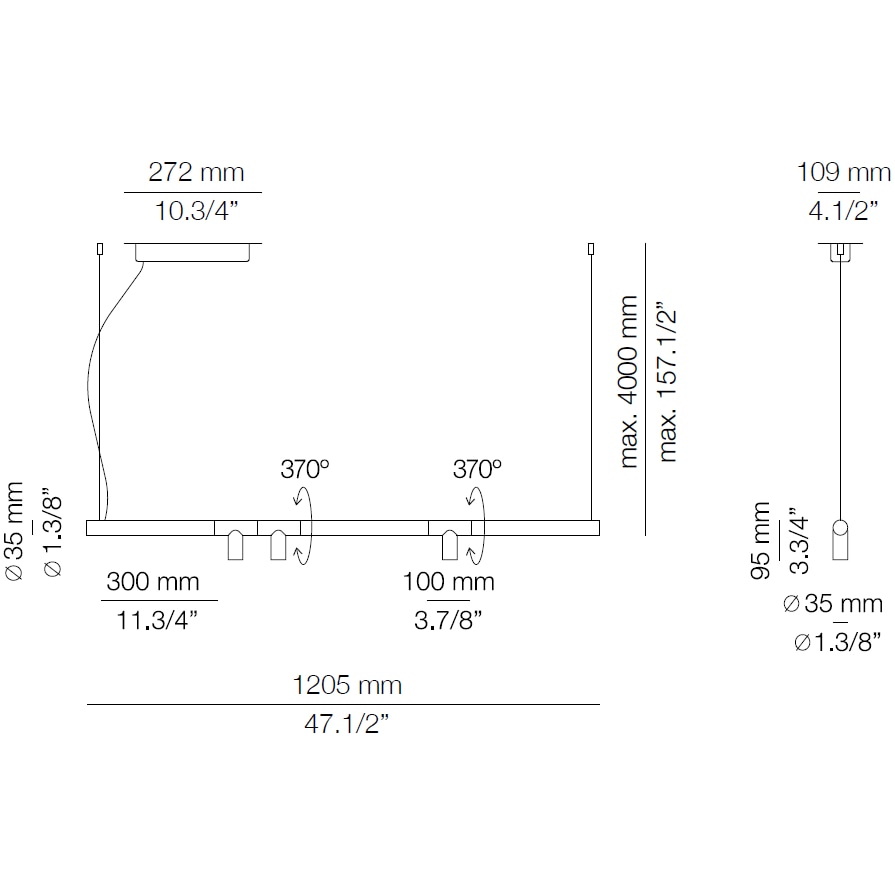 Morse T-3915S Suspension Dimensions