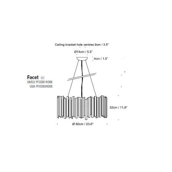 Facet Suspension Dimensions