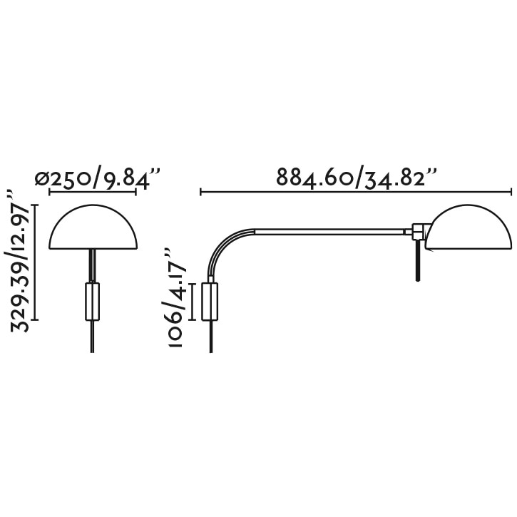 Dominica XL Wall Dimensions