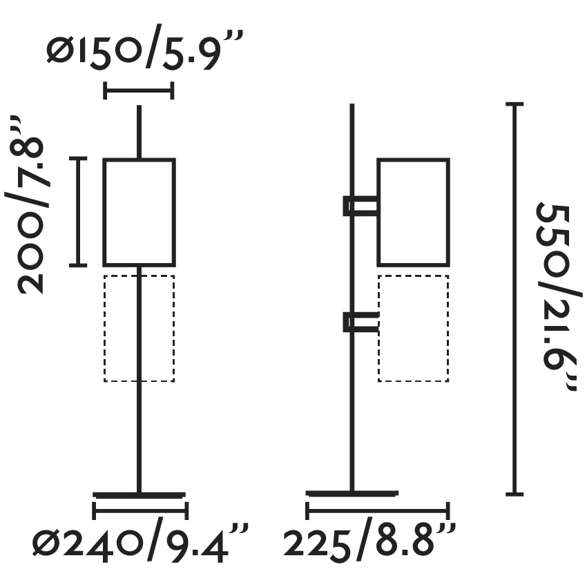 Guadalupe Table Dimensions