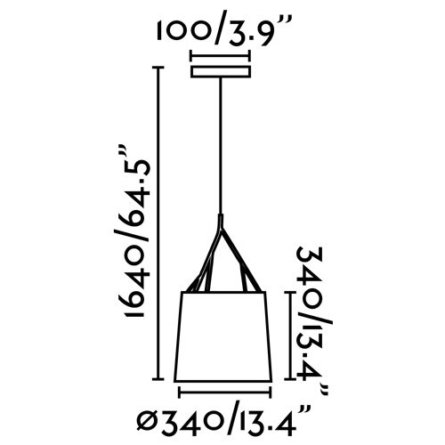 Tree Pendant Suspension Dimensions