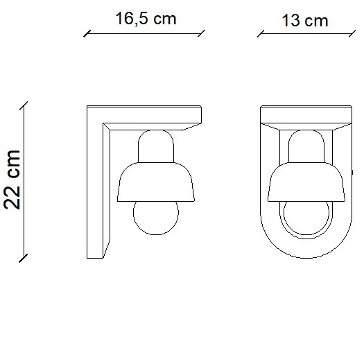 Berimbau C2600 Wall Dimensions