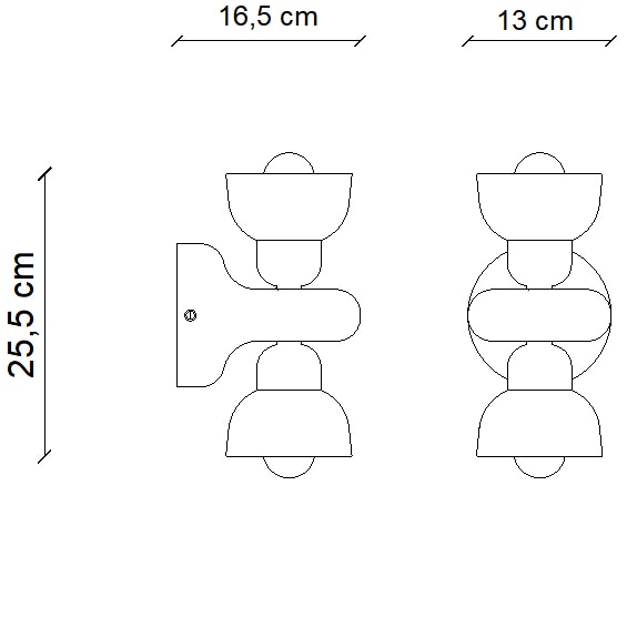 Berimbau C2601 Wall Dimensions