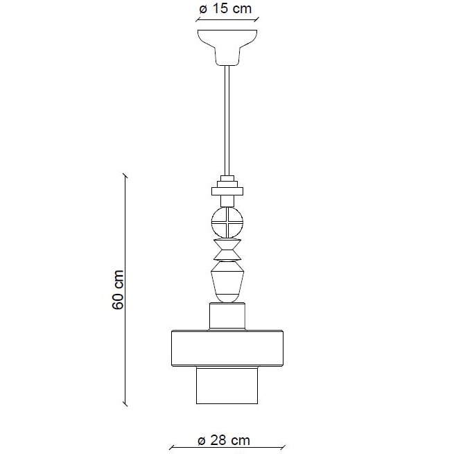 Lariat C2530 Pendant Suspension Dimensions