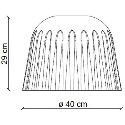 Madame Gres C2573 Large Ceiling Dimensions
