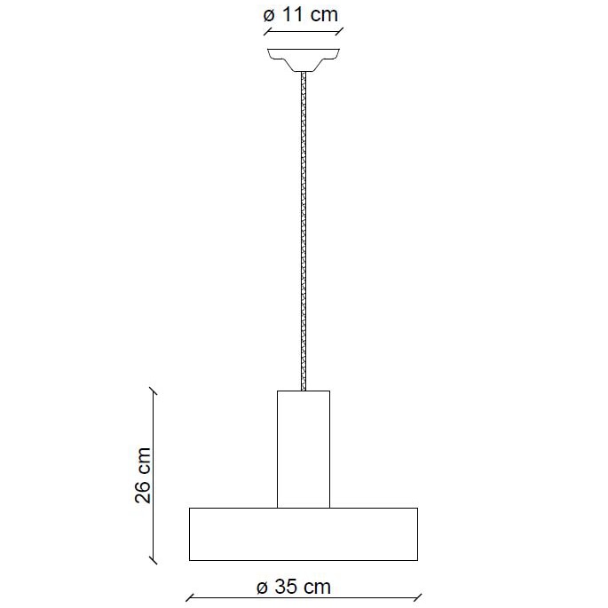 Pi C2502 Pendant Suspension Dimensions
