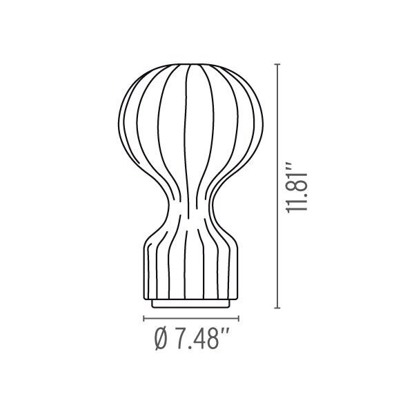 Gatto Piccolo Table Dimensions