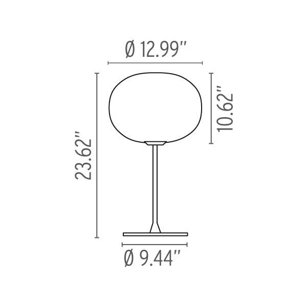 Glo-Ball T Table Dimensions