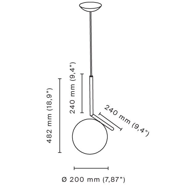 IC Lights S Suspension Dimensions