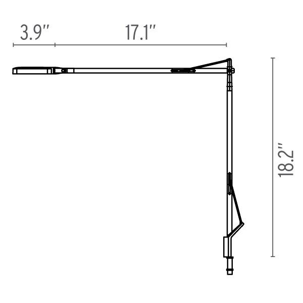 Kelvin LED Green Mode I Table Dimensions