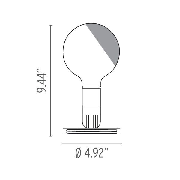 Lampadina Table Dimensions