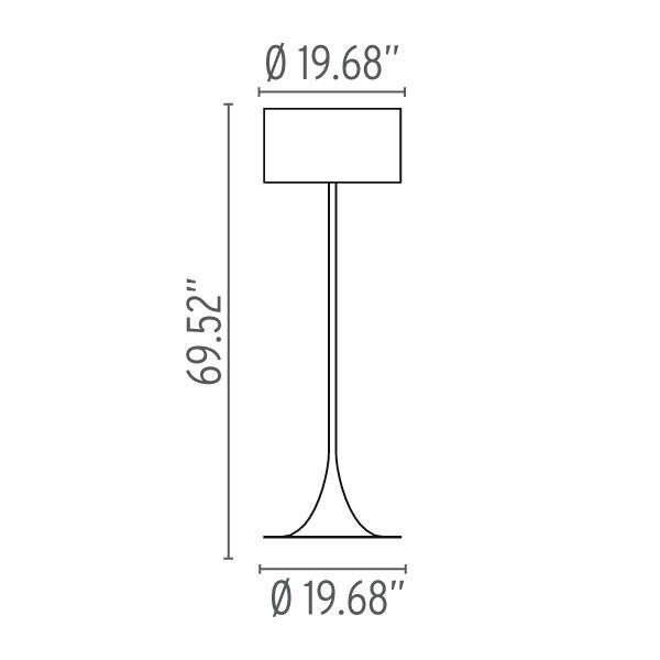 Spun Light F Floor Dimensions