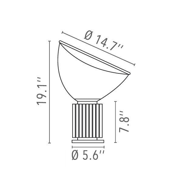 Taccia Small Table Dimensions