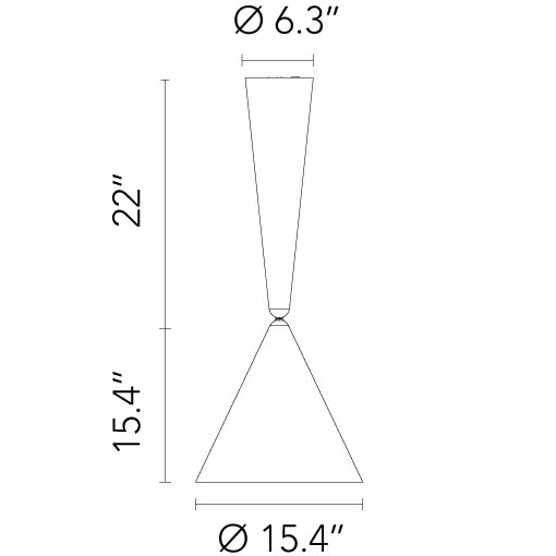 Diabolo Suspension Dimensions