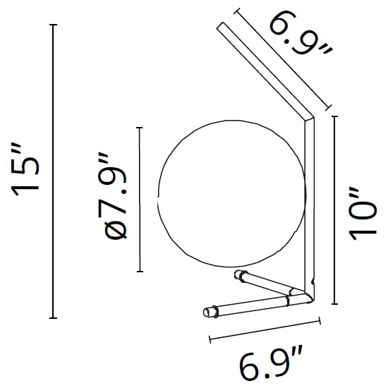 IC Lights T1 Low 10th Anniversary Table Dimensions