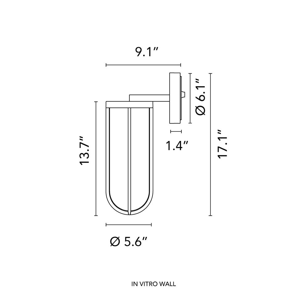 In Vitro Outdoor Wall Dimensions