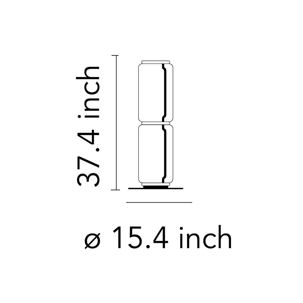 Noctambule F2 Low Cylinder Small Base Floor Dimensions