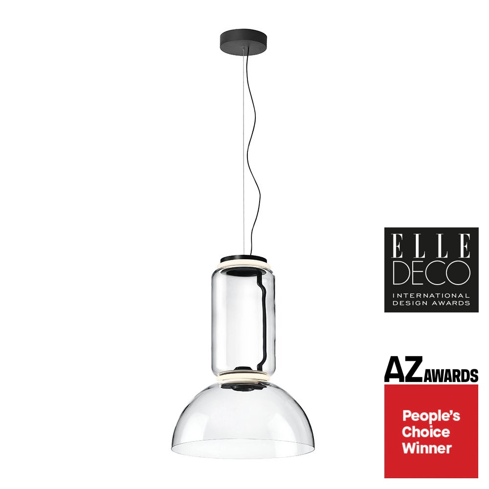 Flos Noctambule S1 Low Cylinder & Bowl Suspension Suspension Lighting