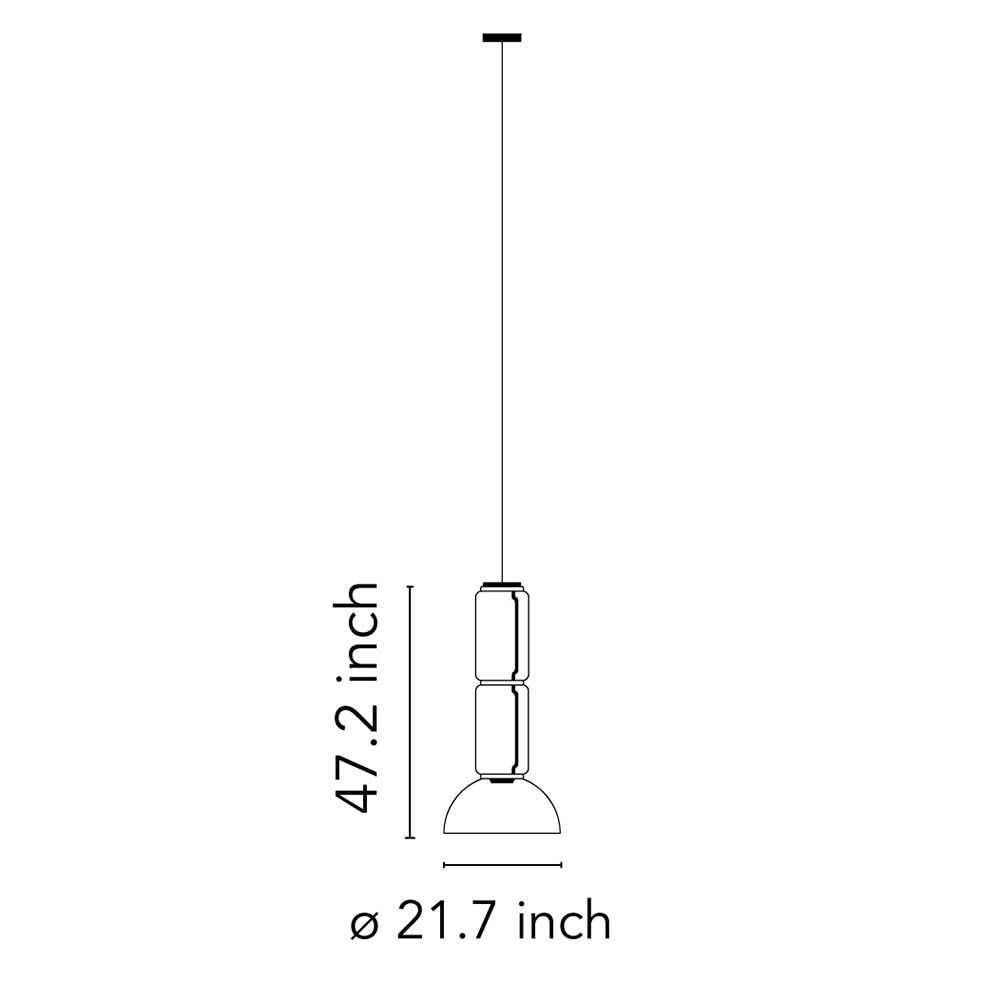 Noctambule S2 Low Cylinder & Bowl Suspension Dimensions