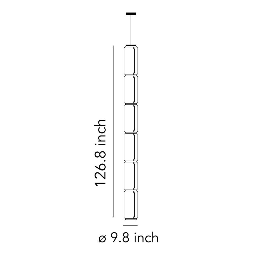 Noctambule S6 High Cylinder Suspension Dimensions