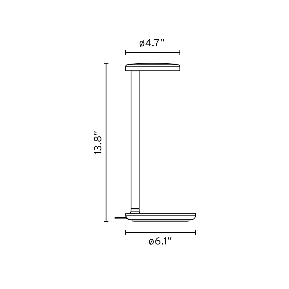 Oblique Table Dimensions
