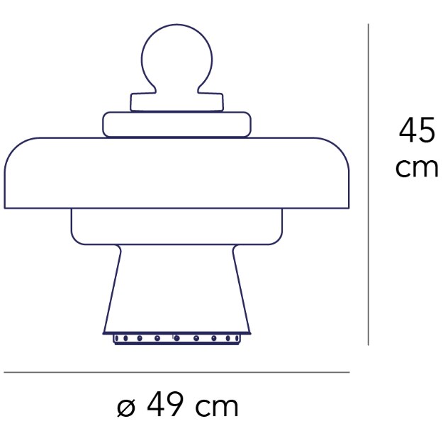 Regina Table/Floor Dimensions