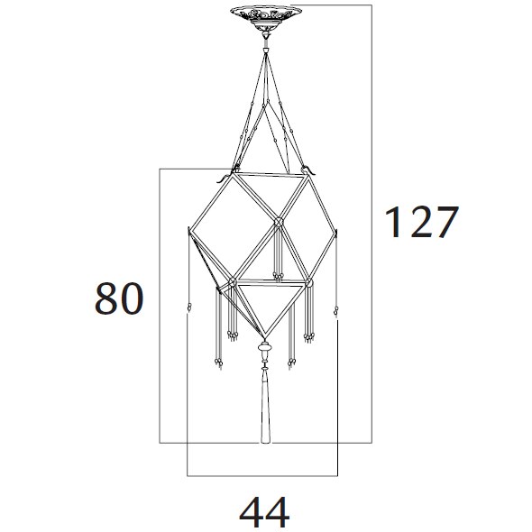 Concubine Imperiale Suspension Dimensions