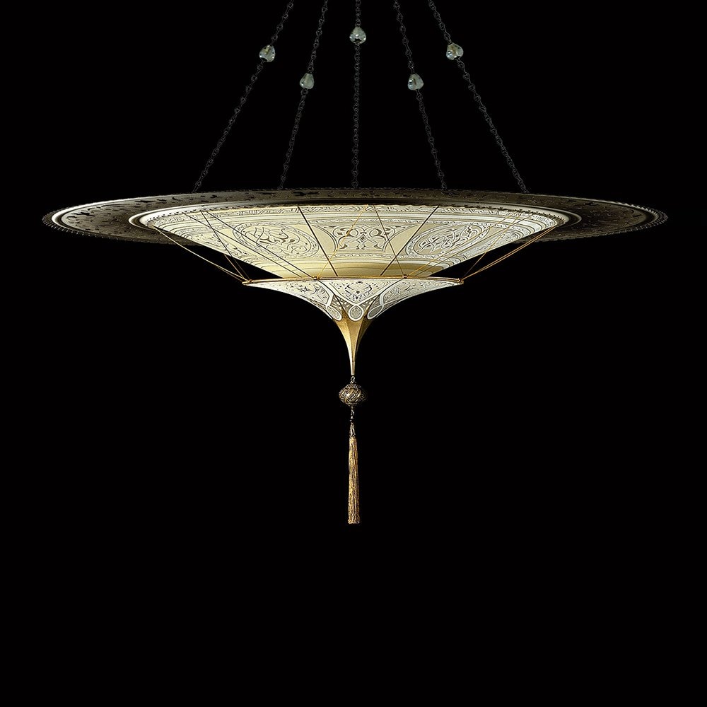 Scheherazade Tier with Metal Ring Ceiling/Suspension Fortuny