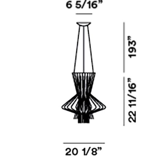 Allegretto Suspension Ritmico Dimensions