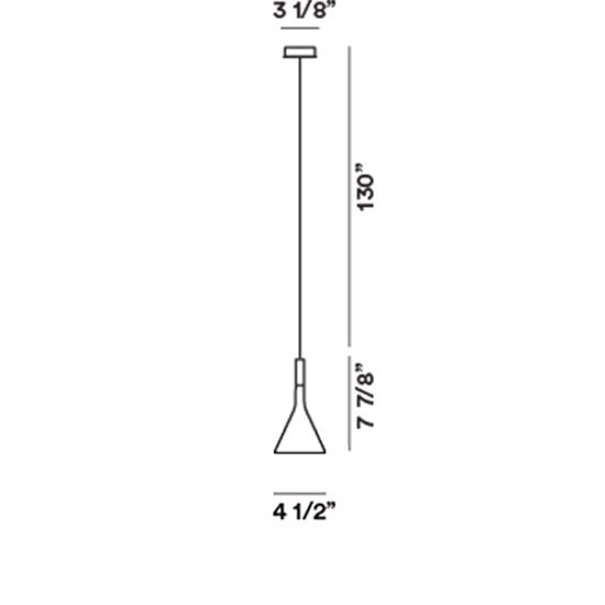 Aplomb Mini Suspension Dimensions