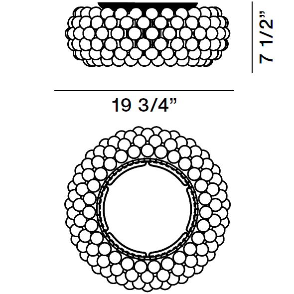 Caboche Plus Ceiling Dimensions