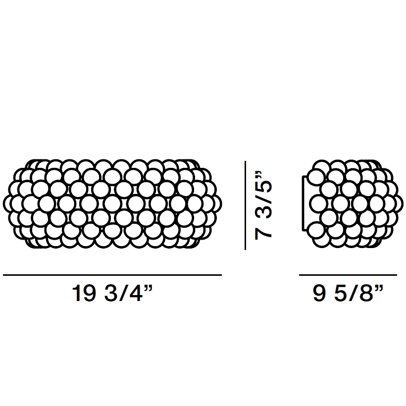 Caboche Plus Media Wall Dimensions