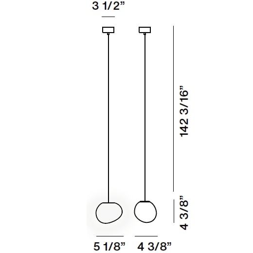 Gregg Suspension Piccola Dimensions