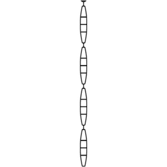 Havana Quadruple Suspension Dimensions