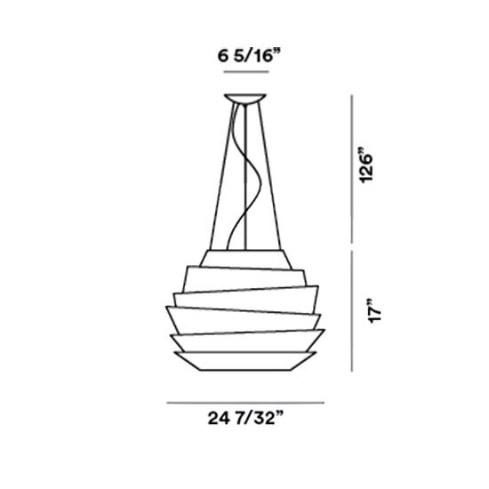 Le Soleil Suspension Dimensions