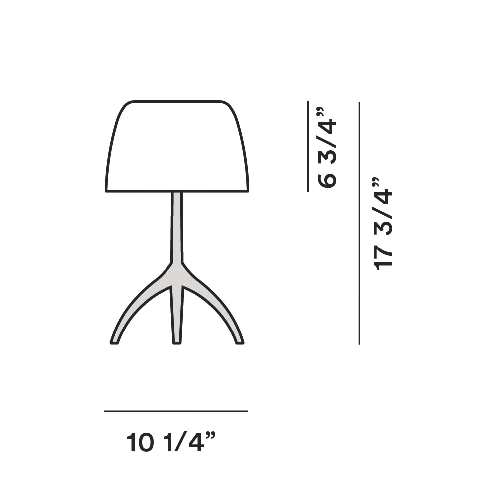 Lumiere 30th Table Dimensions