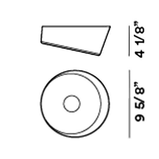 Lumiere Wall/Ceiling Dimensions