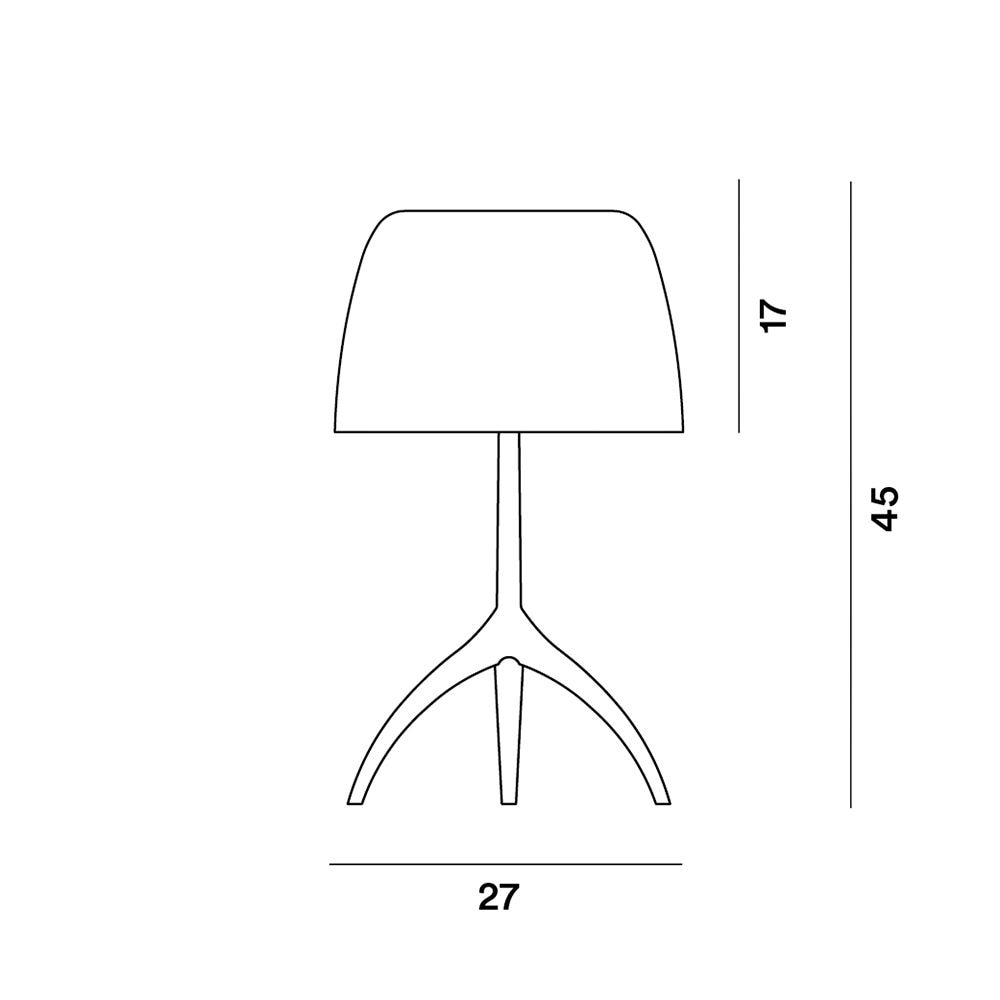 Lumiere Nuances Table Dimensions