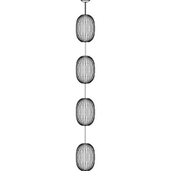 Plass Medium Quadruple Suspension Dimensions