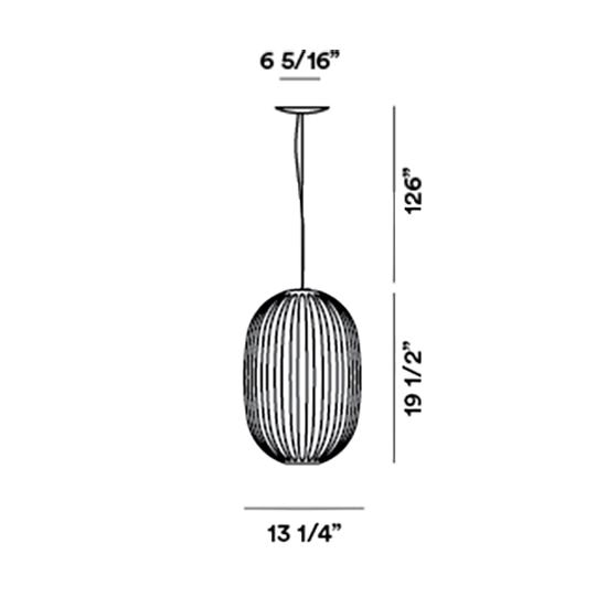 Plass Medium Suspension Dimensions