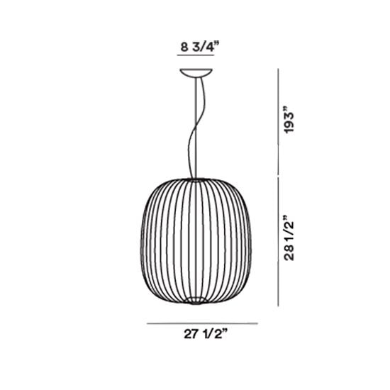 Spokes 2 Large Suspension Dimensions