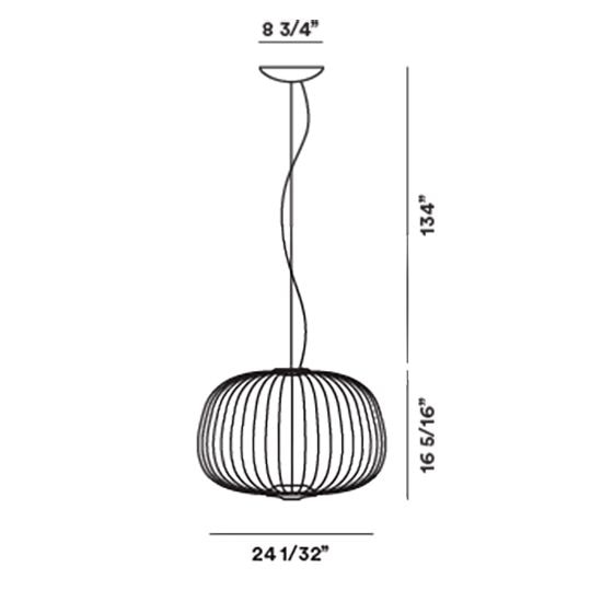 Spokes 3 Suspension Dimensions