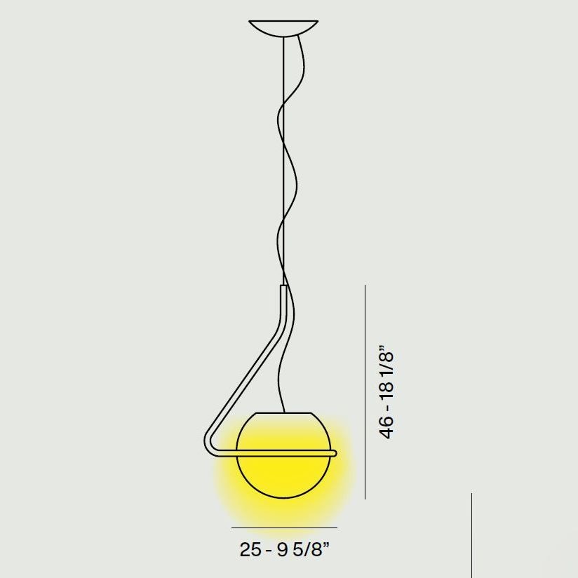 Tonda Suspension Dimensions