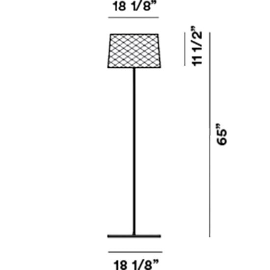 Twiggy Grid Reading Outdoor Floor Dimensions