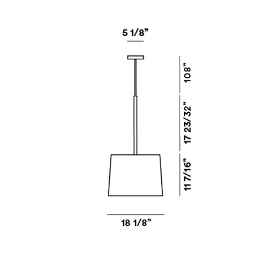 Twiggy Large Suspension Dimensions