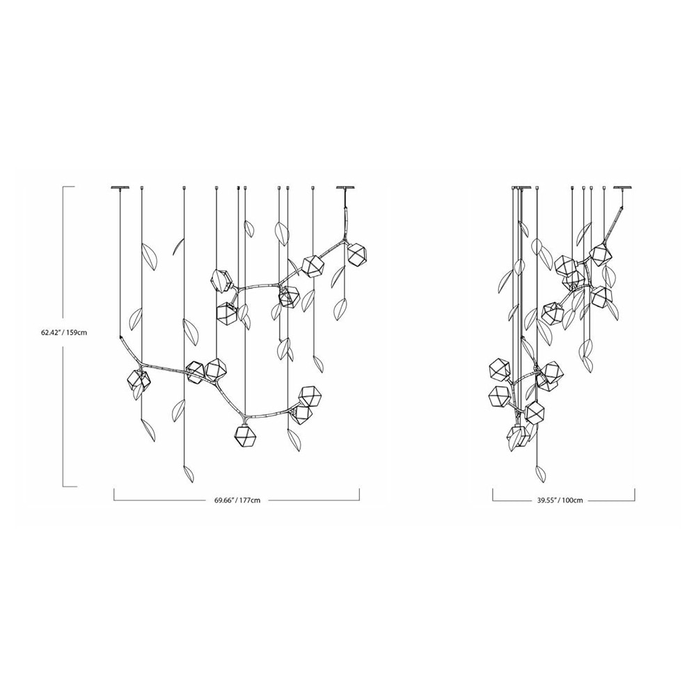 Welles by Michelle Gerson Suspension Dimensions