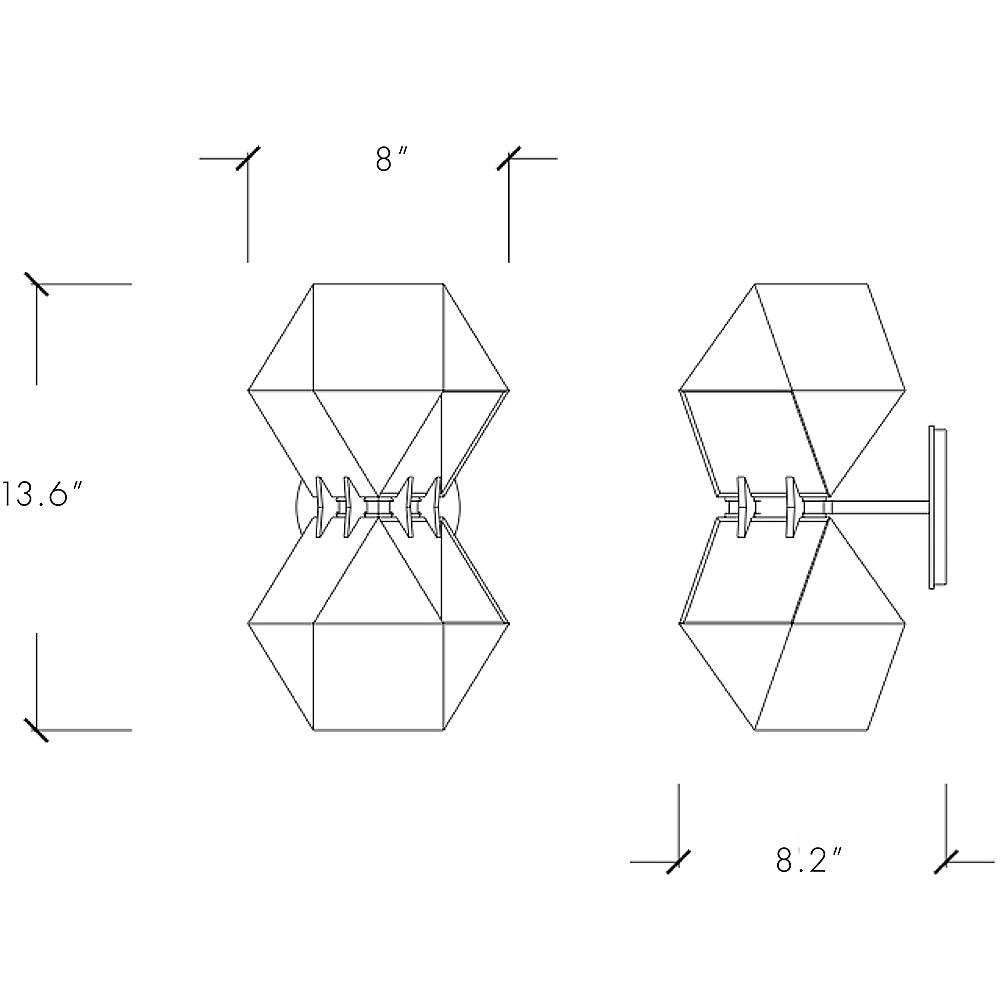 Welles Glass Double Wall Dimensions