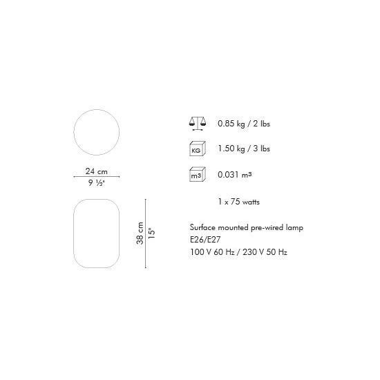 Geisha Suspension Dimensions